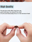 450g Reusable Reptile Box Bark Material Tortoise Snake Lizard Chameleon Terrarium Forest Surface Moisturizing Mats Deodorant