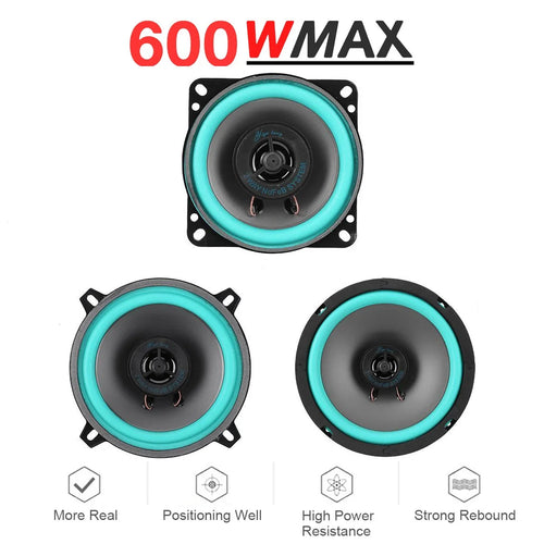 4/5/6 Inch Car Speakers 160W HiFi Coaxial Subwoofer Universal Automotive Audio Music Full Range Frequency Car Stereo Speaker