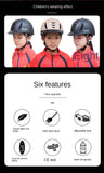 50-61cm UltraLight Adults Children's Equestrian Helmet Adjustable Riding Helmet Knight Hat Removable Brim Horse Equipment