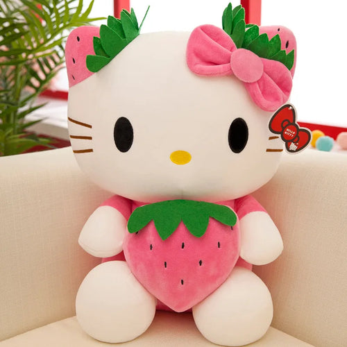 Hello Kitty Plush Toys Soft Cuddly Pillow Doll Stuffed Animal Children Plushies Christmas Gift Peluche Birthday Gift