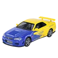 1:32 GTR R34 SKYLINE Fast Alloy Car Model Diecasts & Toy Vehicles – Fast & Furious Cars